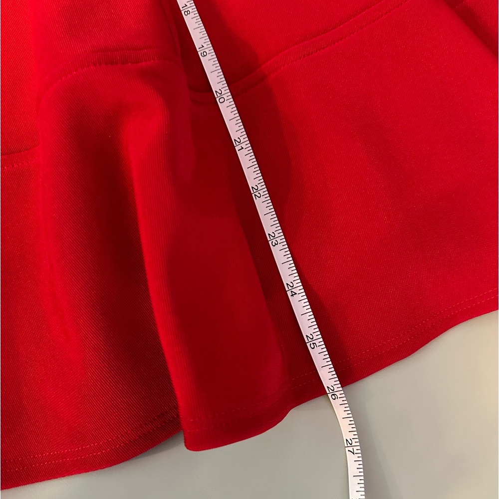 Lulu’s Red Skater Dress with Square Neckline and Scoop Back Size XS - Picture 11 of 13